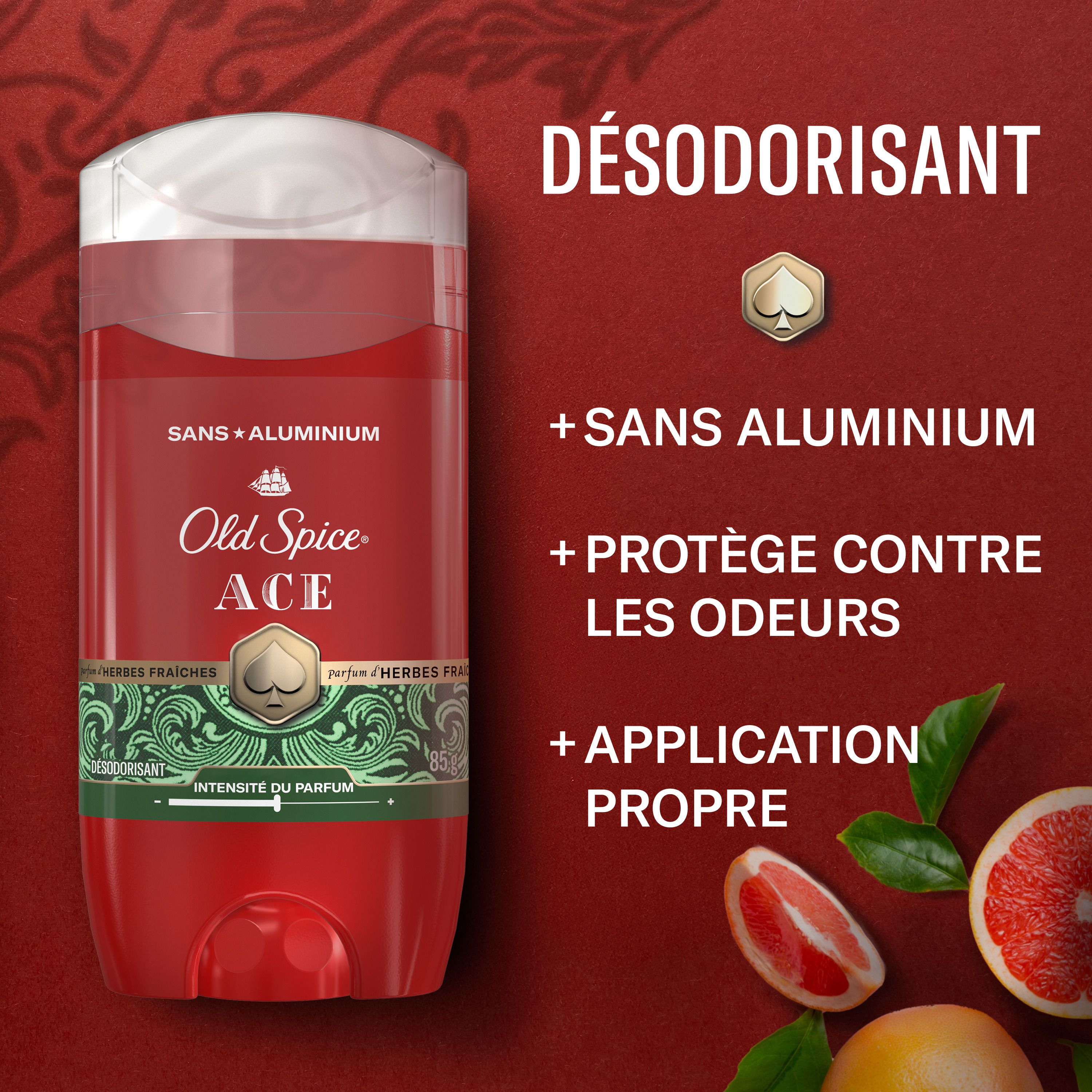 Old Spice Collection Rouge – Désodorisant Ace – 85 g