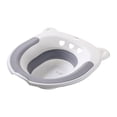 thumbnail image 2 of Milaget Foldable Sitz Bath Toilet Seat Universal for Toilets for Perineum Treatment Gray, 2 of 9