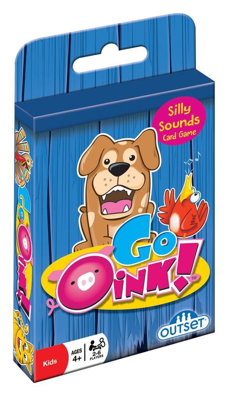 Outset Media Go Oink - The Silly Sounds Card Game for Ages 4+