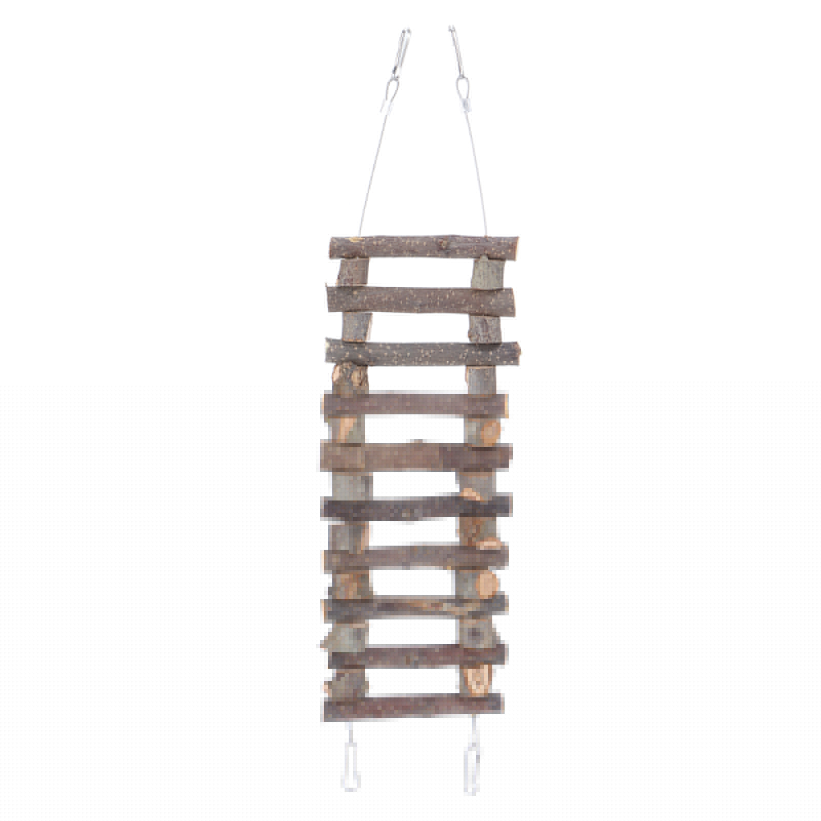 thumbnail image 4 of Bird Rope Ladder, Pet Hanging Ladder Easy To Install Environmentally Natural Wooden With Soft Metal Wire For Chewing 40cm,50cm,60cm,70cm, 4 of 8