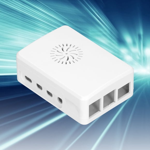 Wchiuoe Matériaux Auxiliaires Électriques, Étui pour Radiateur Raspberry Pi 4B Coque en ABS Simple Couvercle Supérieur Amovible Enceinte de Protection, pour Radiateur Raspberry Pi 4B