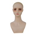 thumbnail image 4 of Xuanheng Female Mannequin Head Manikin Head Bust Versatile Display Prop Tabletop Display Style F, 4 of 8