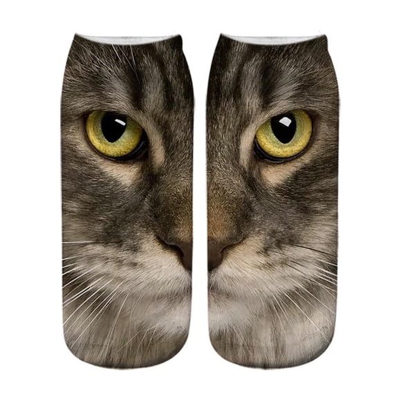 QTOCIO Face Print Socks - Cute Mid-calf Socks Unisex Made Of Soft And Breathable Fabric Suitable For Everyday Wear/gifting