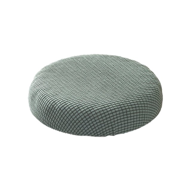 maskred Round Cushion Stool Covers For Comfortable Seating Polyester Stool Cushions Seat Covers Mild Waterproofing pine green 2Set