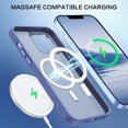 thumbnail image 2 of BENTOBEN iPhone 13 Pro Max Case Compatible with Mag-Safe 6.7" Tpu Magnetic Car Mount Support Light Blue, 2 of 7