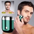 thumbnail image 3 of HHBEAUTY Portable Mini Shaver Electric, IPX7 Waterproof Multifunctional Mini Dry Shaver Men's Electric, Capsule Shaver, Deep Cleaning Shaver Men, 3 of 9