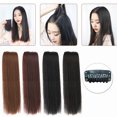 thumbnail image 2 of Hair Extension Clip Long Supplement Hair Elastic Clip Invisible Human Hair Wig Pads for Female, 2 of 8