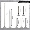thumbnail image 3 of 10 Pcs Metal DIY Model Tool Sets Tab Edge Cylinder Cone Shape Bending Assist Tools for 3D Metal Puz, 3 of 5
