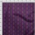 thumbnail image 3 of oneOone Tissu Popeline de Coton Feuilles & Floral Imprimé Bloc Tissu de Couture BTY 56 Pouces de Large, 3 of 4