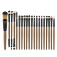 thumbnail image 1 of AURARMLET 20Pcs Cosmetics Brush Set with Fine Dense Bristles for Even Makeup Application, 1 of 5