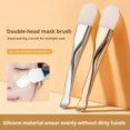 thumbnail image 2 of Face Mask Applicator Double-Ended Mask Applicator Tool Bristle Soft Makeup Face Mask Soft Brush, 2 of 8