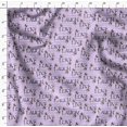 thumbnail image 4 of Soimoi Moss Georgette Fabric Floral Love Text Print Fabric by Yard 42 Inch Wide, 4 of 5