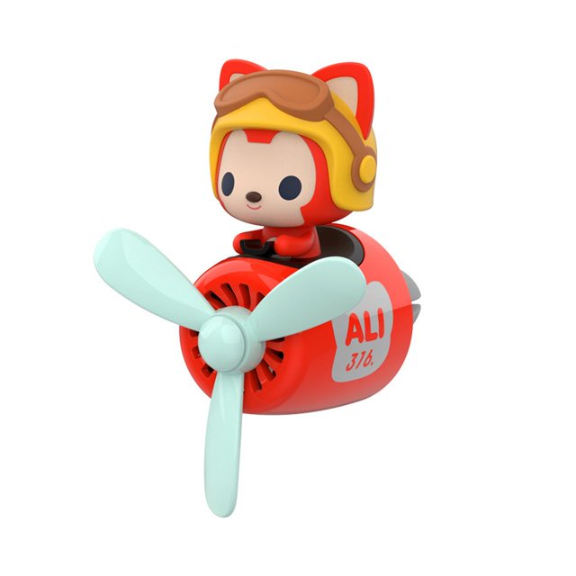 Air Freshener Air Outlet Rotary Propeller Cars Aroma Diffuser Perfume Clip Lovely Car Interior Accessories