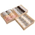 thumbnail image 1 of Drawer Organizer/Clothing System - Foldable-Washable for Wardrobe Bedroom or Dresser, Gray, 1 of 5