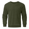 thumbnail image 4 of DPTALR Men Comfortable Solid Casual Tops Long Sleeve Round-Neck Sweatshirt, 4 of 4