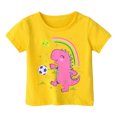 thumbnail image 1 of 6x T-Shirt Léopard pour Filles Garçon et Fille Mode Décontractée Imprimé Col Rond Manches Courtes T-Shirt Ample, 1 of 3