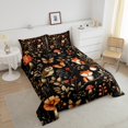 thumbnail image 4 of Erosebridal Fox Owl Bedding King Comforter Set for Kids, Woodland Flower Down Comforter, Cartoon Wildlife Decor, Reversible, 4 of 8