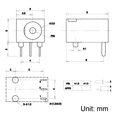 thumbnail image 4 of Unique Bargains DC-003 3.5mmx1.3mm DC Power Jack Plug 3 Pin Female Socket Connector 10pcs, 4 of 4