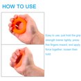 thumbnail image 4 of Unique Bargains 2.76' 50 Lbs Orange Hand Grip Strengthener Hand Grip Rings for Strength Training, 4 of 7