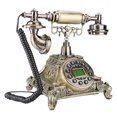 thumbnail image 3 of Téléphone à Cadran, Téléphone Antique Exquis Sans Bruit, Résine pour, 3 of 8