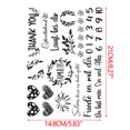 thumbnail image 2 of Fridja Christmas Candle Stickers with Various Pattern, Candle Tattoos Christmas Decoration, Water Slide Film Candles for Christmas Decoration, Candle Decorating, Ultra Light Water Sticker(Black), 2 of 3