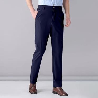 Amzcrzy Mens Pants Pants for Men Men's Summer Straight Leg Daily Thin Casual Business Pants Mens Dress Pants Mens Casual Pants Plus Size Pants