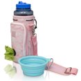 thumbnail image 1 of Made Easy Kit Water Bottle Carrier with Pocket for Dog Poop Waste Bags and Adjustable Padded Shoulder Strap, 1 of 1