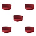 thumbnail image 2 of kurtrusly Trilateral Chair Covers Wide Application And Strong Elastic Chair Protection Made Easy Polyester Cover Chairs Decoration Wine red 5Set, 2 of 6