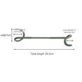 thumbnail image 3 of Anti Slip Lantern Hanger Double Head Tent Light Hook for Outdoor (Mud Color), 3 of 10