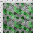 thumbnail image 3 of oneOone Cotton Poplin Light Green Fabric Geometric Sewing Craft Projects Fabric Prints By Yard 42 Inch Wide, 3 of 5