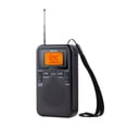 thumbnail image 1 of AM FM Pocket Compact Transistor Battery Powered Stereo With Large Speaker Portable FM Pocket Music Player For Outdoor Travel Emergency, 1 of 9