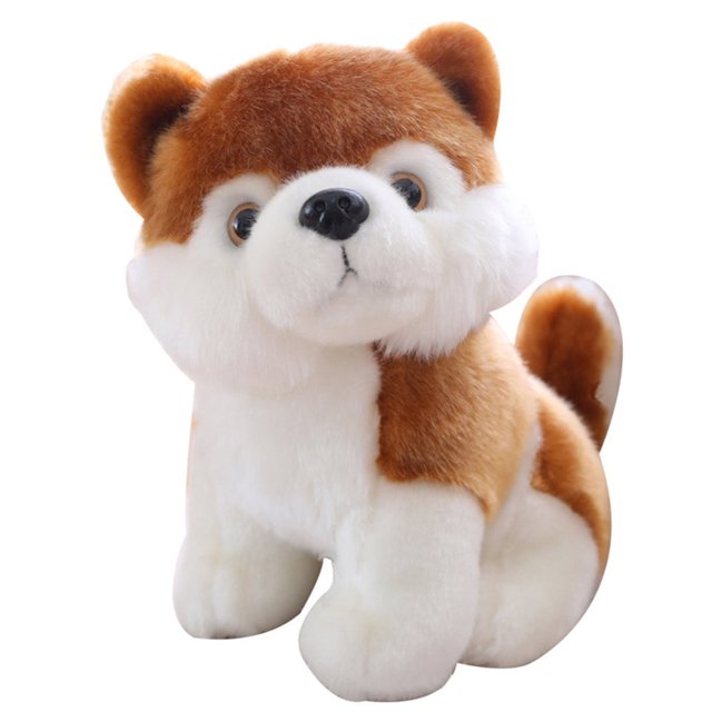 Cute Simulation Puppy Dog Plush Toy Dolls for Children Husky Shape Stuffed Animals Gift