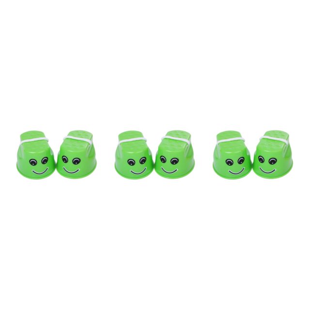 maskred 2pack/lot Fine Workmanship And Environmentally Friendly Walking Stilts Helps green 3Set