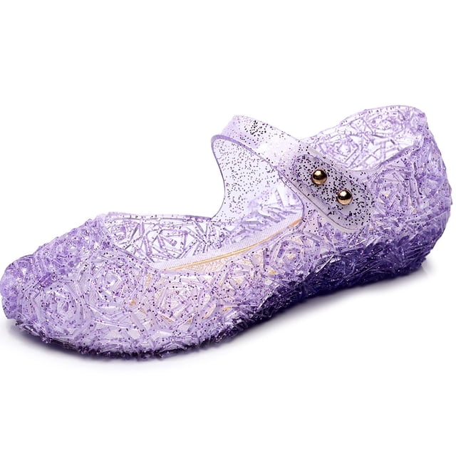 Kids Sandals Children Girls Party Crystal Princess Hollow Out Candy Color Shoes