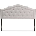thumbnail image 3 of Bowery Hill Modern Tufted Full Panel Headboard in Grayish Beige, 3 of 6