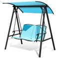thumbnail image 1 of Topbuy Outdoor Patio Swing Loveseat Hammock Hanging Chair Turquoise, 1 of 8
