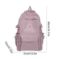thumbnail image 3 of D Large Capacity Backpack Middle School And College Student'S Bag For Women Simples And Versatile Campus Style Backpack For Women, 3 of 6