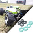 thumbnail image 3 of RCGOFOLLOW Wheel Tires RC Car Part Alloy RC Wheel Wear-resistant Rc Wheel Tires For 1/28 Wltoys K969 Drift Cars RC Upgrade Part silver, 3 of 9