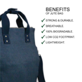 thumbnail image 3 of 3-in-1 Eco-Friendly Vintage JuteConvertible Backpack Tote Bag, 3 of 6