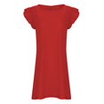 thumbnail image 5 of Kcodviy Robe d'Été Évasée Fraîche et Douce pour Femme, Robe de Couleur Unie, Robe Maxi Décontractée pour Femme, Jupe Décontractée, 5 of 5
