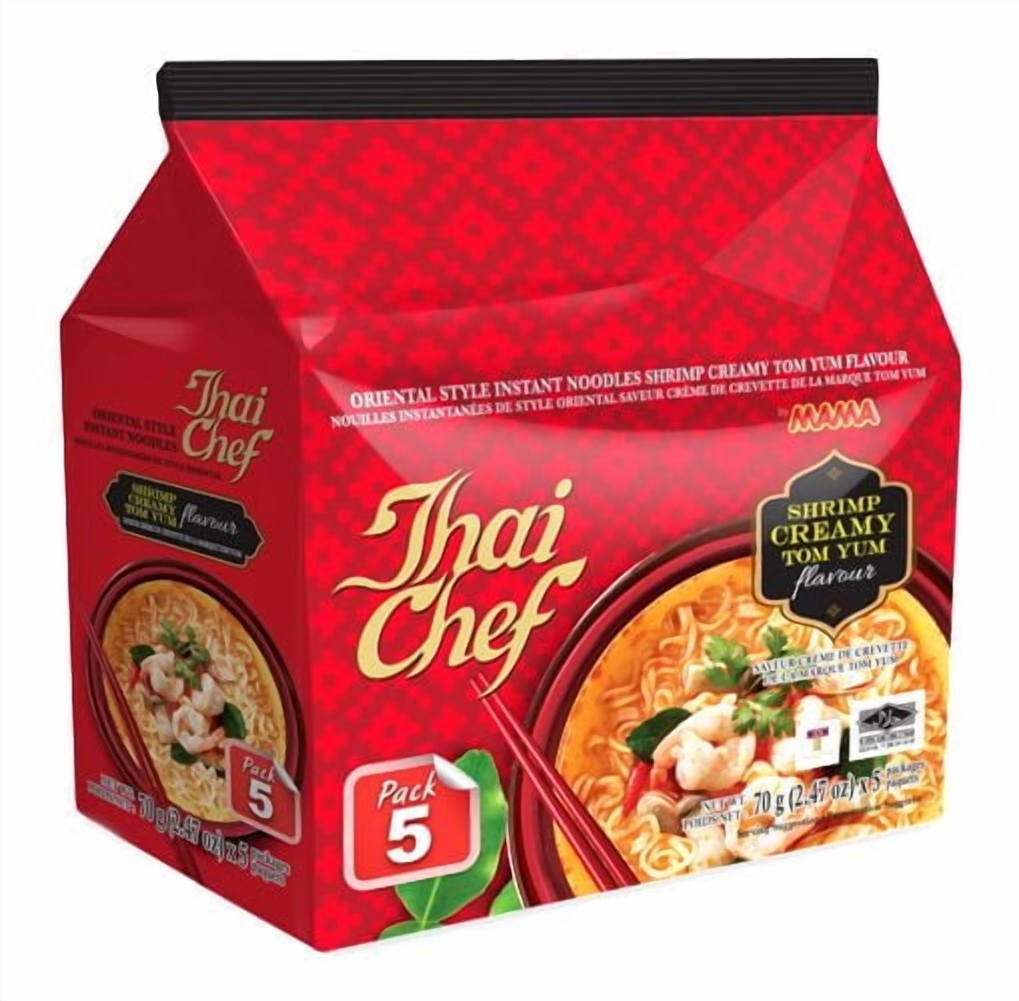 Thai Chef Instant Noodles Shrimp Creamy Tom Yum Flavour