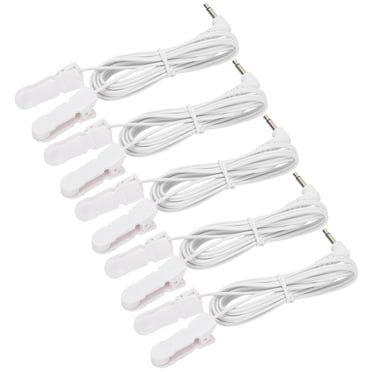 Tens Cable Electrode  Wire 5pcs / Bag 3.5mm Ear Clip Electrode  Wires Cable For TENS Unit Physiotherapy Machine