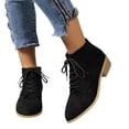 thumbnail image 1 of LSLJS Western Boot Trend Casual Short Tube Retro Style Thick Heeled Pointed New Women's Boots, 1 of 7