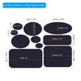 thumbnail image 2 of Unique Bargains Down Jacket Patch Nylon Repair Tape, 6 Sheets Self Adhesive Cloth Fabric Patch, Dark Blue, Rectangle Oval, 2 of 5