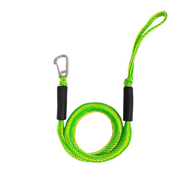 Thinsony 2x Expandable Elastic Marine Rope Durable And Sturdy Dock Line With Hook Rustproof Dock Line Rope green 1 Pc