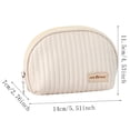 thumbnail image 2 of Cute Makeup Bag Mini Cosmetic Pouch For Women Small Quilted Beauty Bag Handy Zipper Pouch, 2 of 3