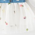 thumbnail image 4 of LEEy-world Robe d'Été pour Fillette, Robe Décontractée de Princesse Sans Manches à Imprimé Floral, Robe de Plage en Coton pour Enfants, Blanc, 4 of 4
