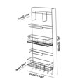 thumbnail image 3 of XYAIYT Multifunctional Kitchen Spice Organizer Hanging Rack for Fridge Spice Holder Easy Install Long Lasting Metal Strong Load Shelves for Kitchen Food Paper Organize, 3 of 6