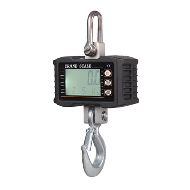 Amdohai Balance Suspendue Numérique 1000 Kg/ 2204 Lb Grue Portable Robuste Balance Rétroéclairage LCD Crochet Industriel Balances