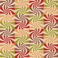 thumbnail image 1 of Ahgly Company Tapis de Zone Carré Orange Lavable en Machine, 6 Pieds Carré, 1 of 7